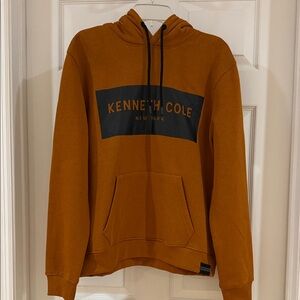 Kenneth Cole fleece Men's Rust Hoodie.